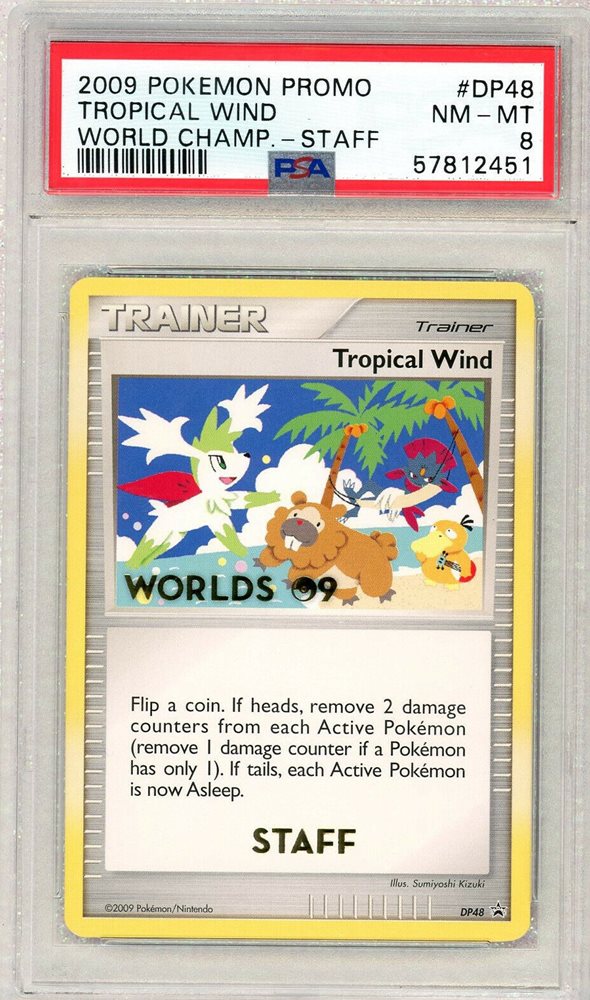 トロピカルウインド 2009 トップ16刻印入り　cgc8.5 dp48 wcs PSA 8 2009 Tropical Wind Top 16 World Championship Promo