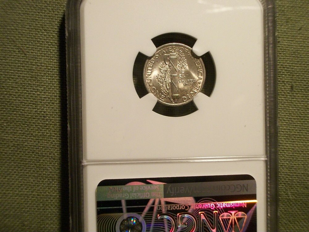 1941-P Mercury Dime NGC MS66 FB, MS66FB - PCGS Auction Prices