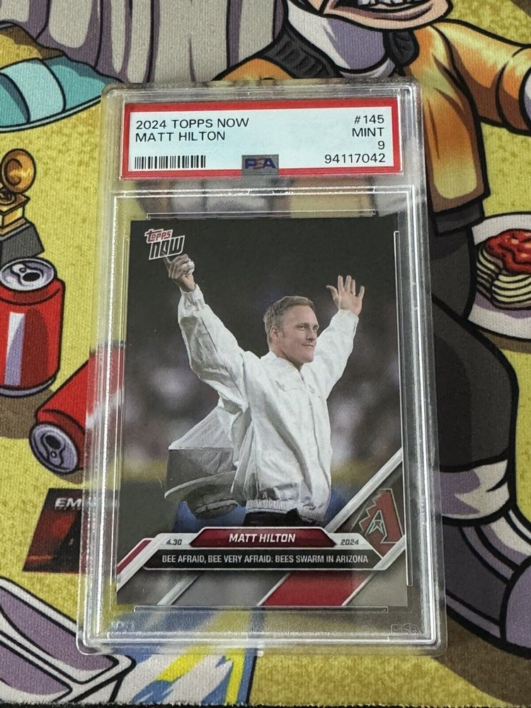 マットヒルトンmatt hilton topps now カード Beekeeper Matt Hilton Gets Topps Baseball Cards, Autographs