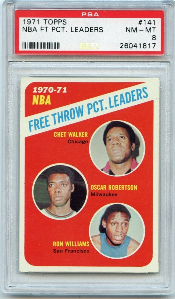 Pct Nba Auction Prices Realized Basketball Cards 1971 TOPPS Nba Ft Pct. Leaders