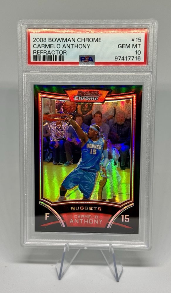 NBAカード　Carmelo Anthony rc refractor 2024-25 Topps Chrome - Carmelo Anthony #83 Refractor | eBay