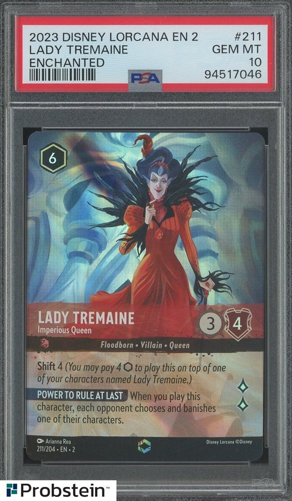 2023 Disney Lorcana EN 1 Enchanted #205 Hades PSA 10 | eBay