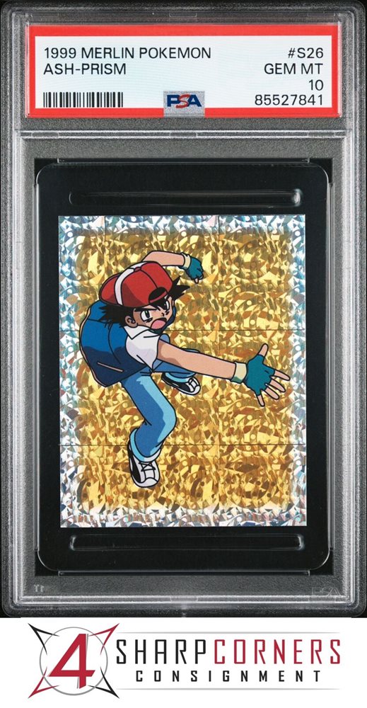 Auction Prices Realized Tcg Cards 1999 MERLIN POKEMON Ash-Prism
