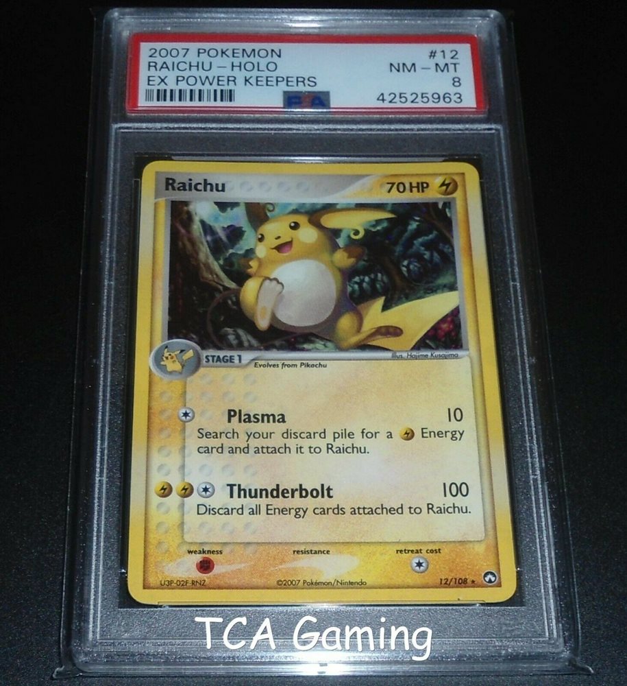NM 2007 RAICHU 12//108 HOLO Pokémon