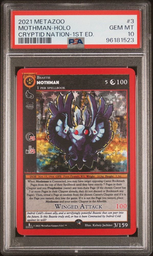 高騰中Zoo Mothmanモンスマン1st edition PSA10 高騰中Zoo Mothmanモンスマン1st edition PSA10 Auction Prices