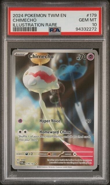 chimecho pokemon card Vintage Rare main image 1