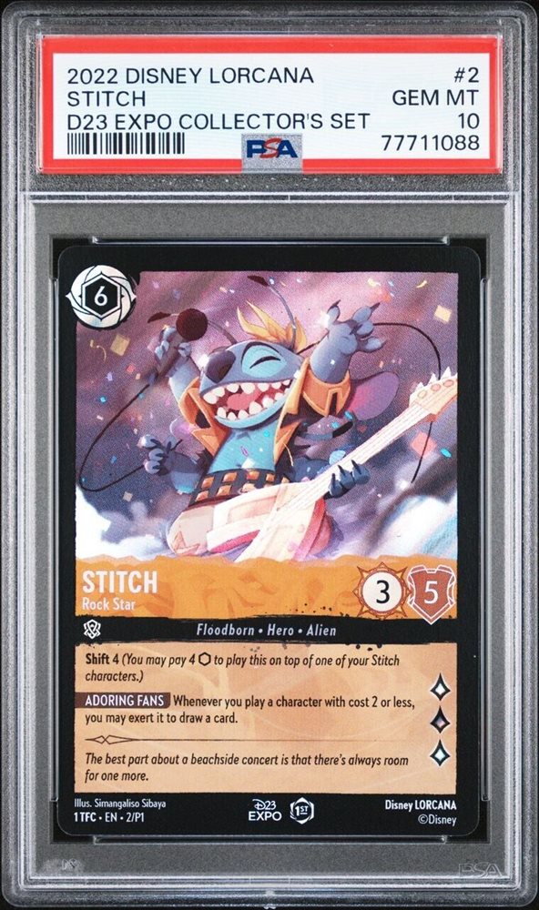 スティッチ　エンチャンテッド　PSA10 ディズニー ロルカナ スティッチ エンチャンテッド PSA10 - メルカリ