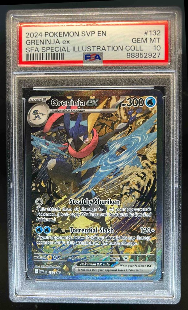 PSA9 2024 ゲッコウガEX greninja ex #132 2024 Pokemon Greninja Ex Special Illustration Rare Promo