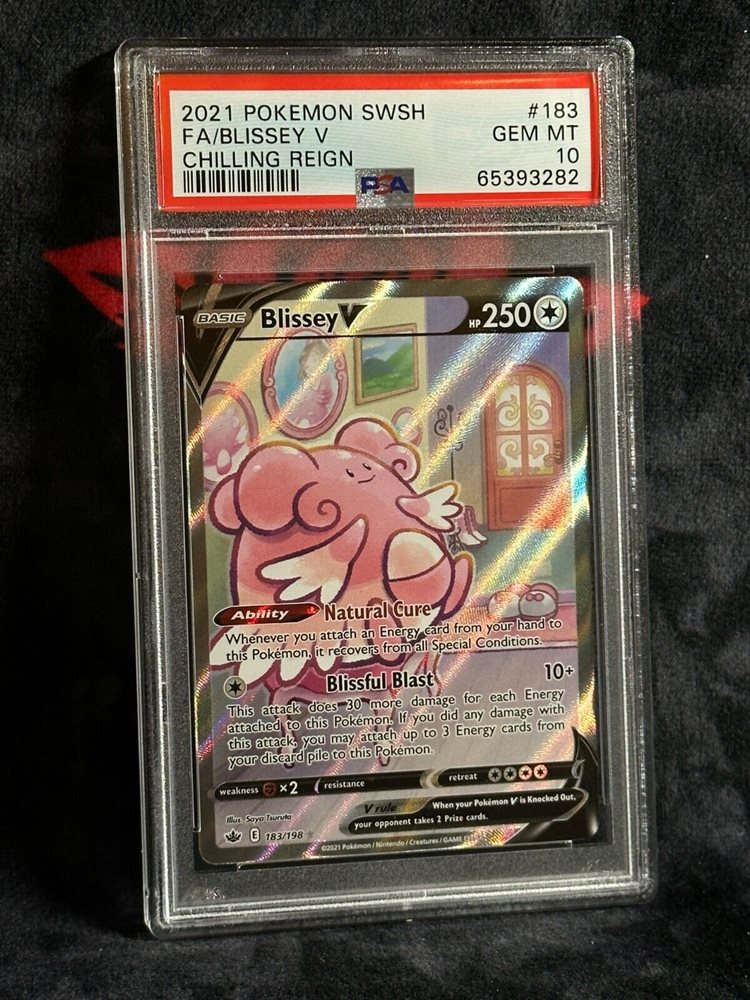 PSA 10 GEM MINT JAPANESE POKEMON 2021 BLISSEY V 079/070 JET