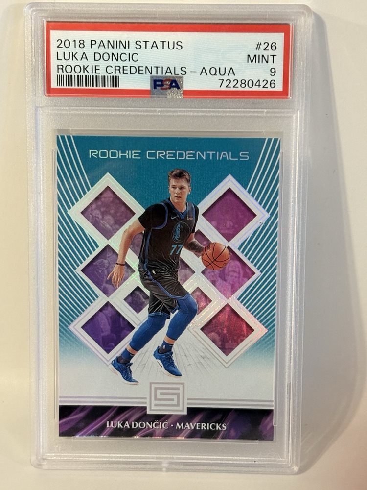 その他 LUKA DONCIC STATUS RC 2018 PSA9 2018 Panini Status Luka Doncic Blue RC PSA 9 | eBay