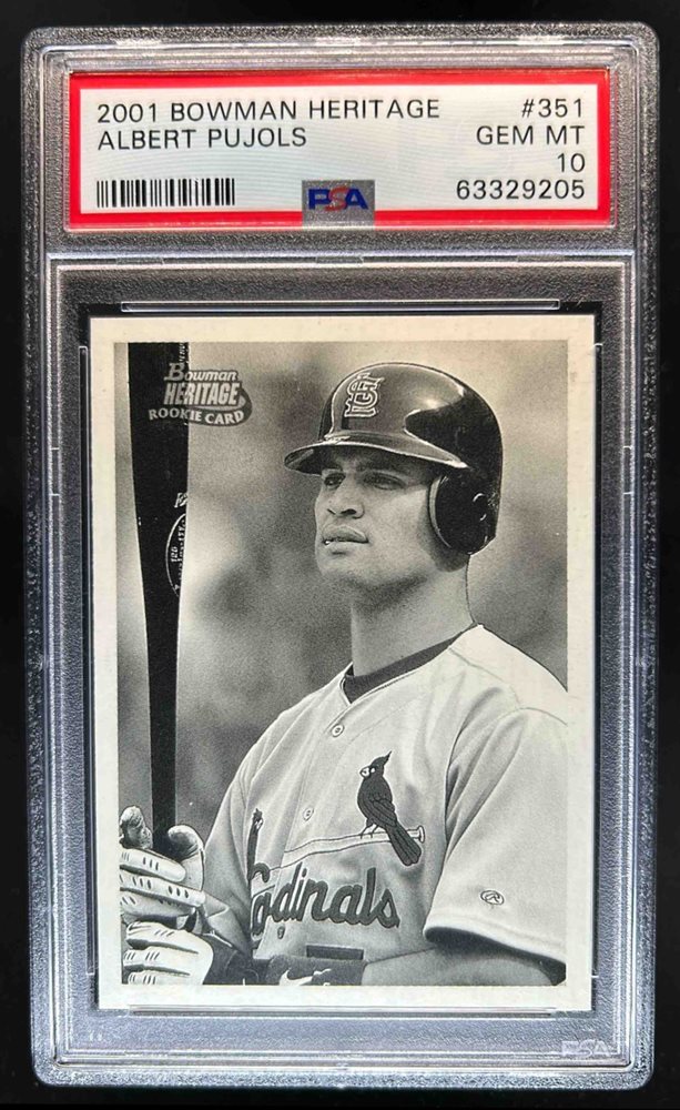 Auction Prices Realized Baseball Cards 2001 BOWMAN HERITAGE Albert