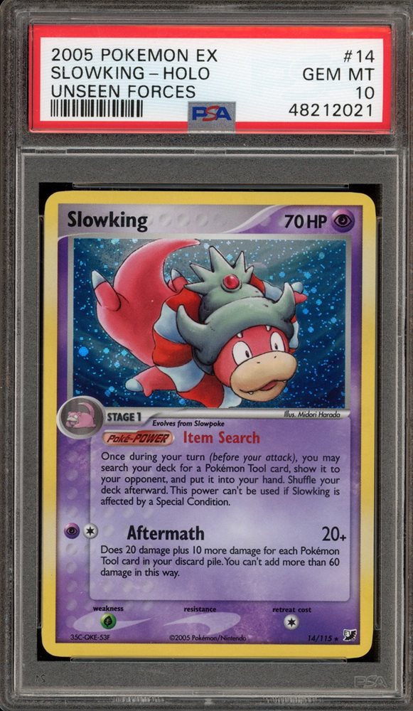 世界66枚 PSA10 ヤドキング slowking 2005 042 90 2005 Pokemon Slowking CGC 9 Holo Rare 14/115 Mint Pokemon