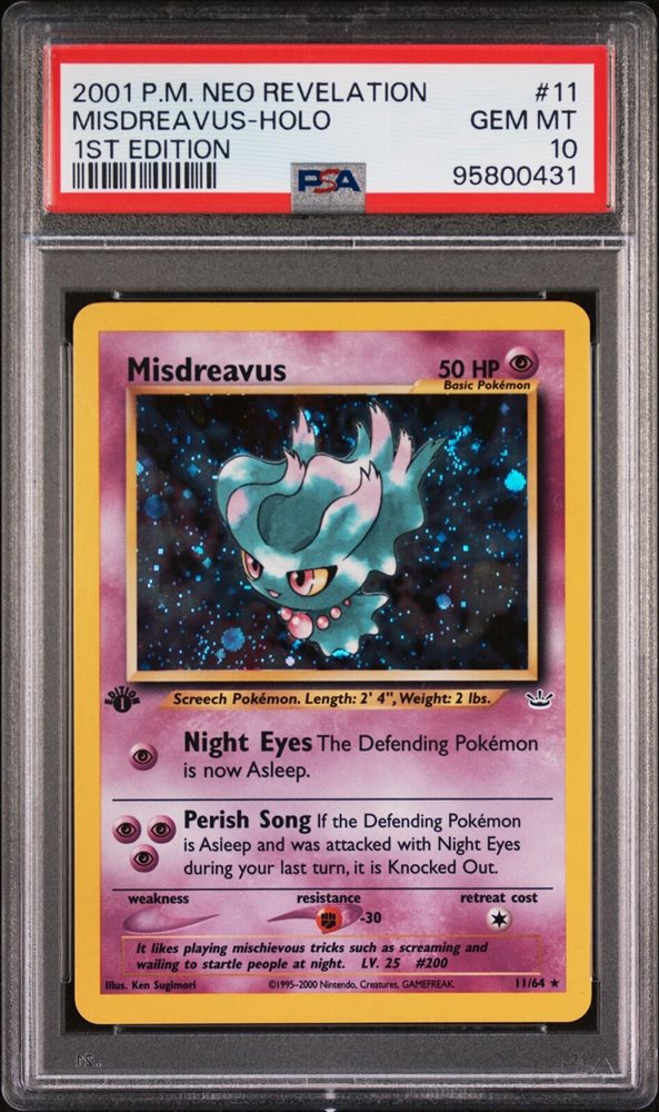 Auction Prices Realized Tcg Cards 2001 POKEMON NEO