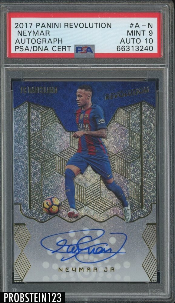 49 Immaculate ネイマール Neymar直筆サインカード auto Yahoo