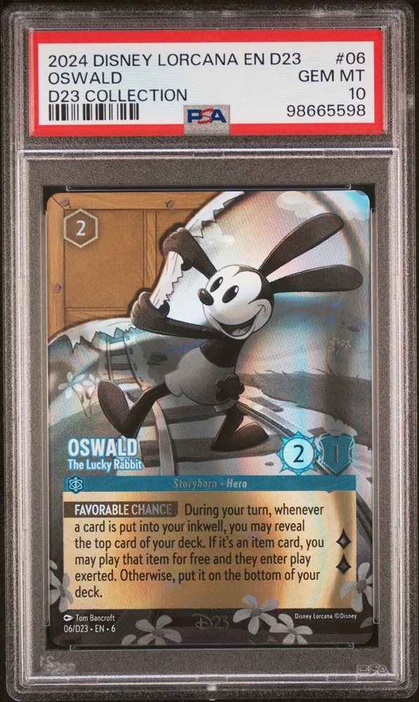 Auction Prices Realized Tcg Cards 2024 DISNEY LORCANA EN D23