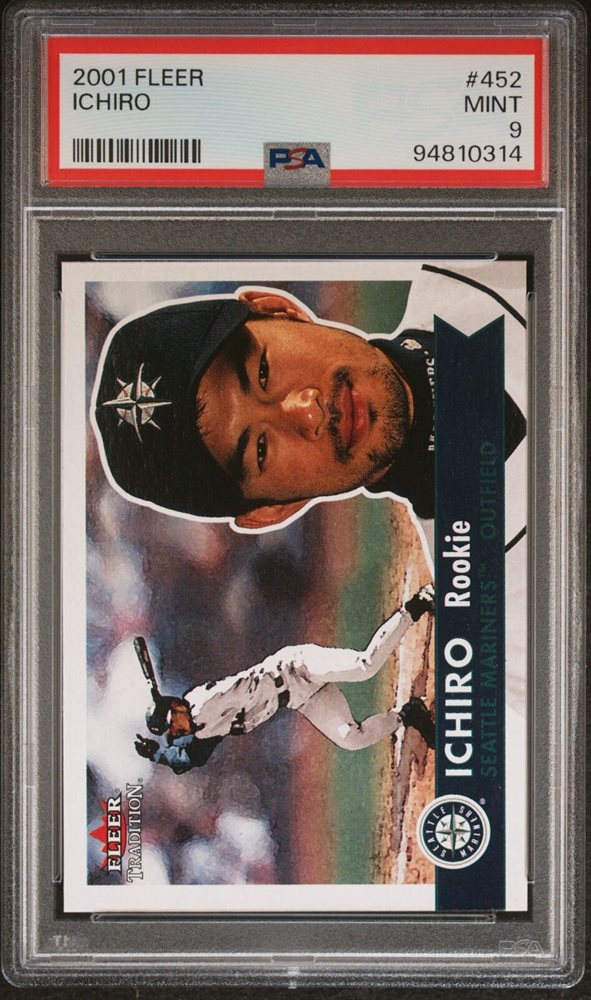シングルカード MLB - ICHIRO 2001 FLEER LEGACY  Ichiro PSA 9 Auction Prices Realized Baseball Cards 2001 FLEER Ichiro