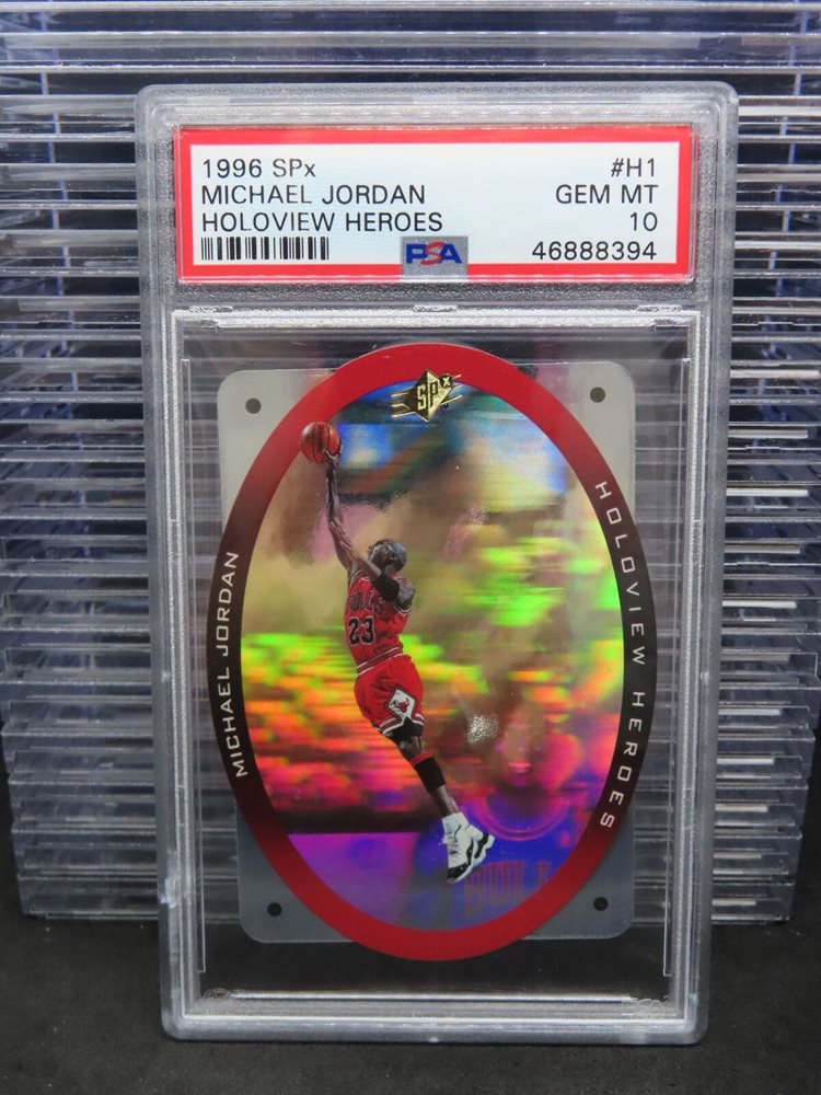 eBay Auction Item 125562841620 Basketball Cards 1996 SPx Holoview