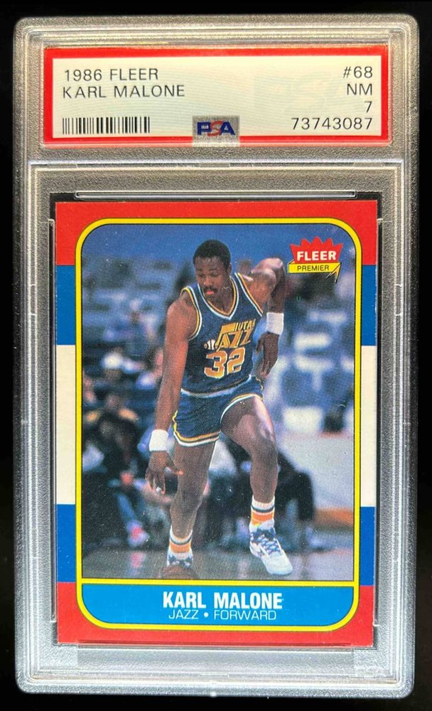 Auction Prices Realized Basketball Cards 1986 FLEER Karl Malone