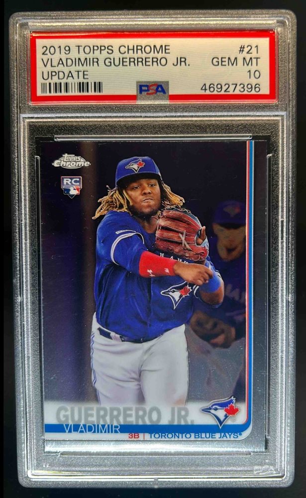 【PSA10】Guerrero Jr. 2019 Topps Chrome RC PSA 10 Vladimir Guerrero JR. Topps Chrome Rookie Card Graded