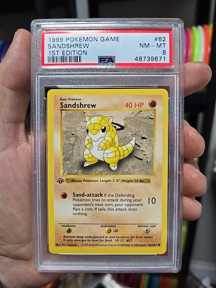 Auction Prices Realized Tcg Cards 1999 POKEMON GAME Sandshrew