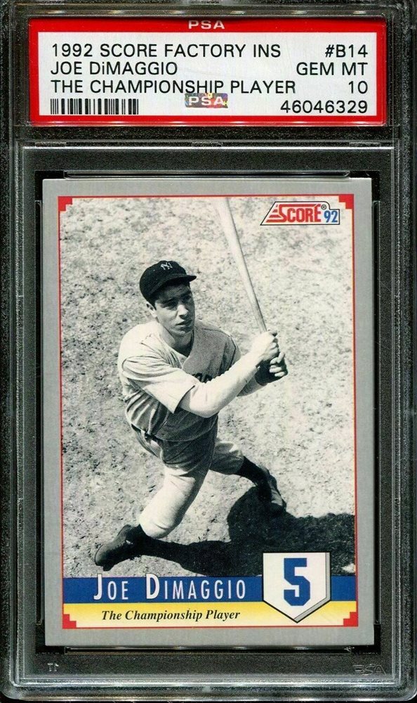 Auction Prices Realized Baseball Cards 1992 SCORE FACTORY SET