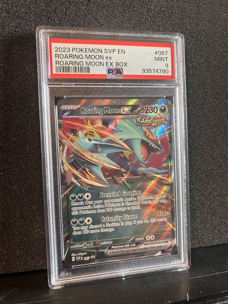 roaring moon ex pokemon card Pokmon TCG Roaring Moon ex Paradox Rift 251/182 Holo Special Illustration  Rare