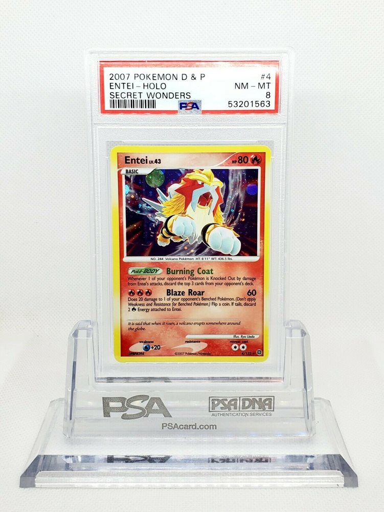 エンテイ ENTEI-HOLO PSA8 Auction Prices Realized Tcg Cards 2010 POKEMON JAPANESE