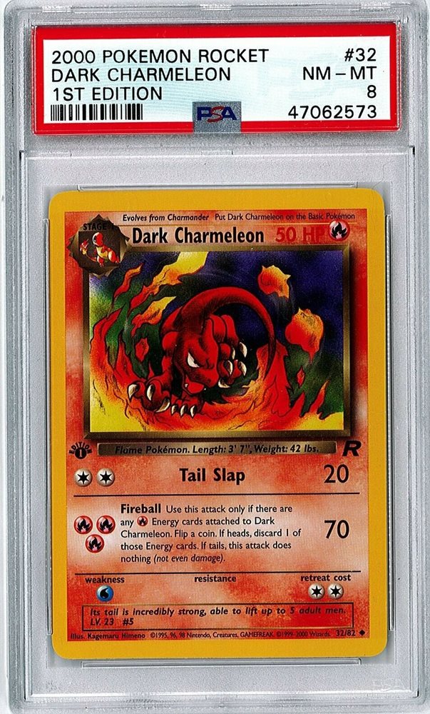Auction Prices Realized Tcg Cards 2000 Pokemon Rocket Dark Charmeleon