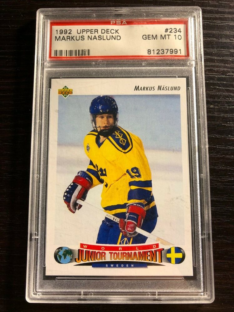 Auction Prices Realized Hockey Cards 1992 UPPER DECK Markus Naslund