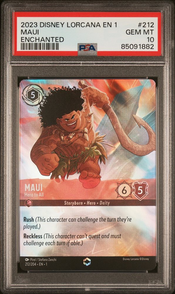PSA10 DISNEY LORCANA モアナ映画特典プロモ