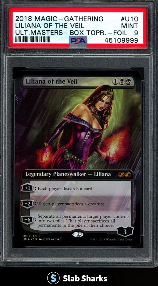 マジック：ザ・ギャザリング Liliana of the Veil 2018 Box Topper Auction Prices Realized Tcg Cards 2018 MAGIC THE GATHERING