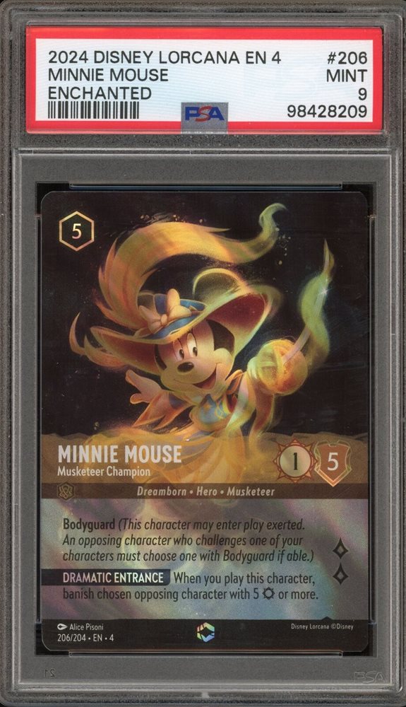 LORCANA ロルカナ enchanted ミニー PSA10 LORCANA ロルカナ enchanted ミニー PSA10 - メルカリ