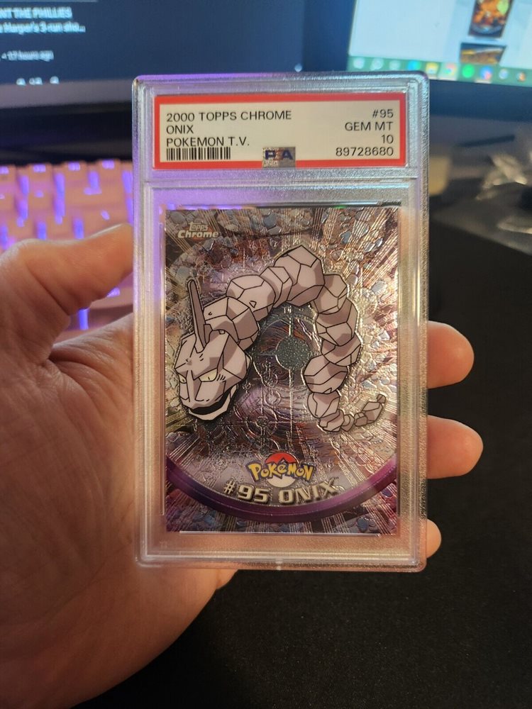 Auction Prices Realized Tcg Cards 2000 TOPPS CHROME POKEMON T.V. Onix