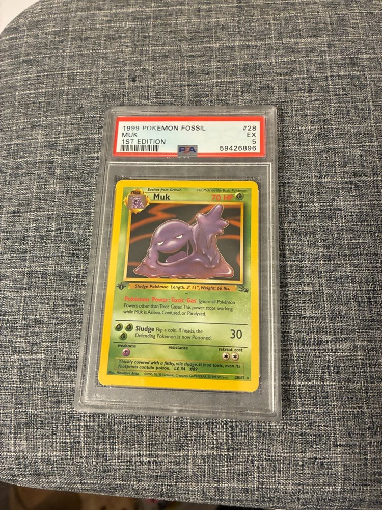Auction Prices Realized Tcg Cards 1999 POKEMON FOSSIL Muk