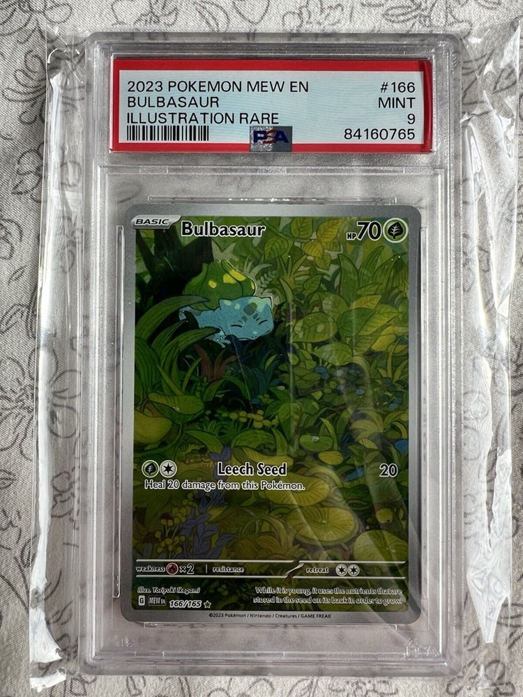 rare bulbasaur pokemon card 2025 Pokemon Meg EN-Mega Evolution Bulbasaur Illustration Rare PSA 10 #133 main image 1