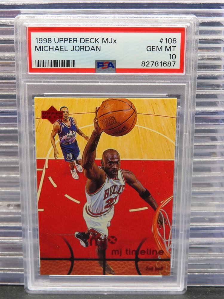 PSA10 MICHAEL JORDAN UPPER DECK MJx 振舞い #76