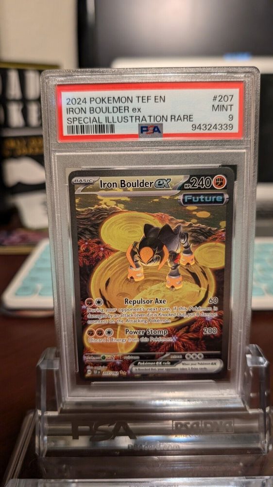 iron boulder ex pokemon card value Iron Boulder ex 2024 Pokemon Temporal Forces 192/162 Ultra Rare