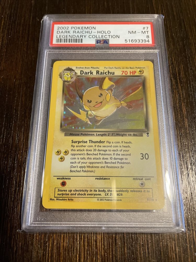 ポケモンカード わるいライチュウ 初期版 英語版 旧裏面　Dark Raichu ランクB+】ポケモンカード 旧裏面 わるいライチュウの通販 JOKER