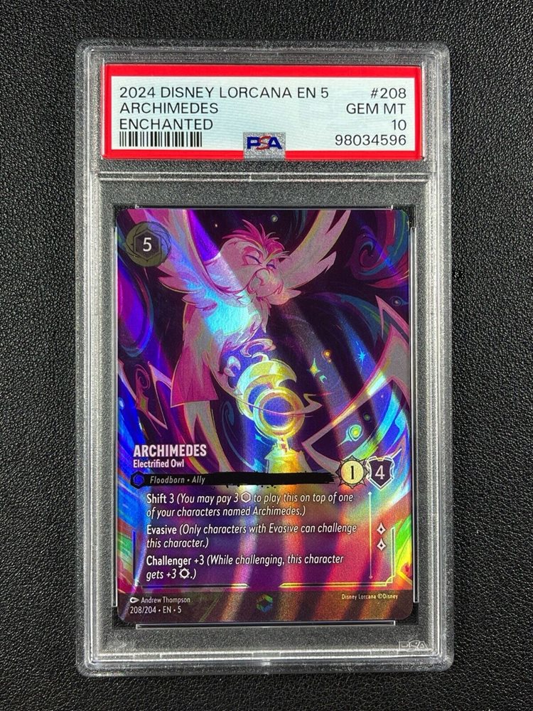 PSA10 Disney Lorcanaアルキメデス #208 7450 Auction Prices Realized