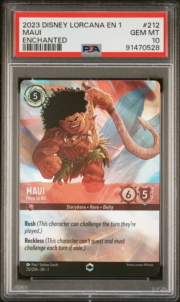 PSA10 ロルカナ　マウイ　エンチャンテッド　#212 MAUI ディズニー PSA10 ロルカナ マウイ エンチャンテッド #212 MAUI ディズニー