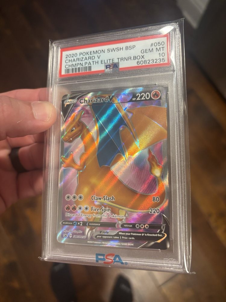 PSA10 リザードン　Charizard V 英語版　チャンピオンズパス Auction Prices Realized Tcg Cards 2020 POKEMON SWSH BLACK