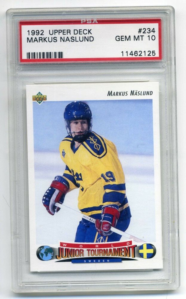 Auction Prices Realized Hockey Cards 1992 UPPER DECK Markus Naslund