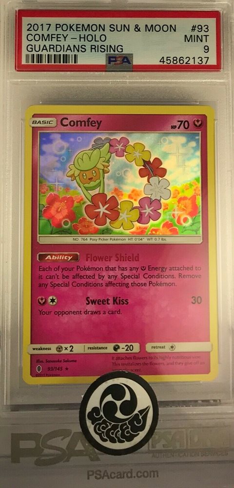 comfey pokemon card price Pokemon TCG - Comfey Crown Zenith Full Art Holo Card GG14/GG70 main image 1
