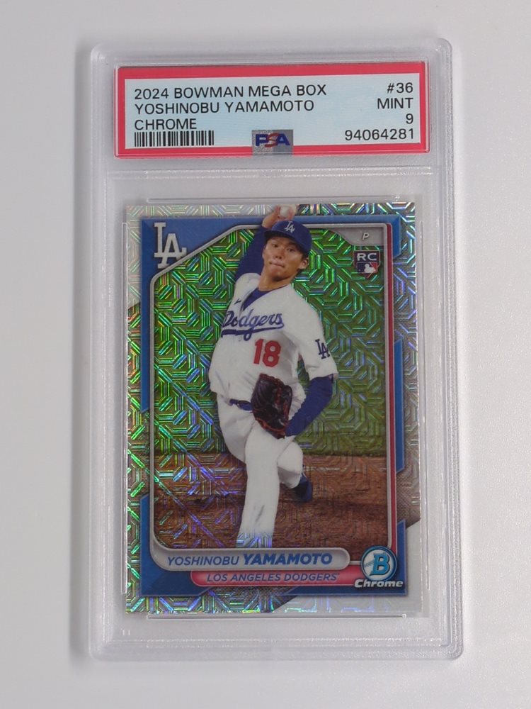Bowman Chrome 山本由伸 Image Variation PSA 9 Graded: 2024 Bowman Chrome Variation Autographs