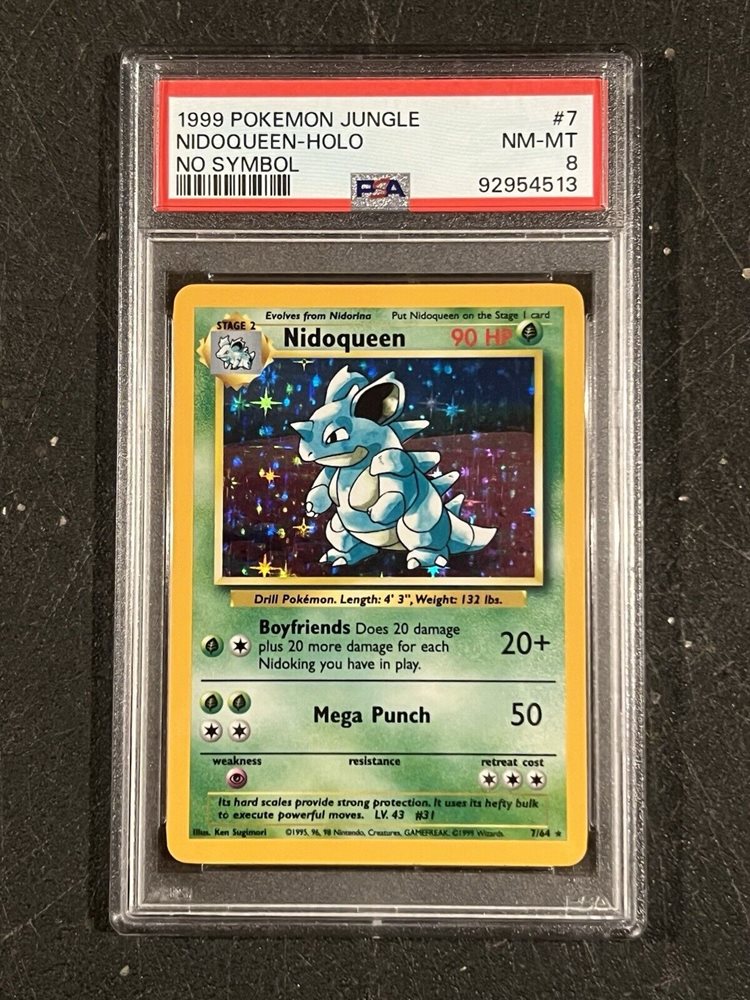 ●PSA9 ニドクイン ポケモンジャングル 旧裏　nidoqueen POKEMON Card JUNGLE SET Japanese NIDOQUEEN #031 Black Star