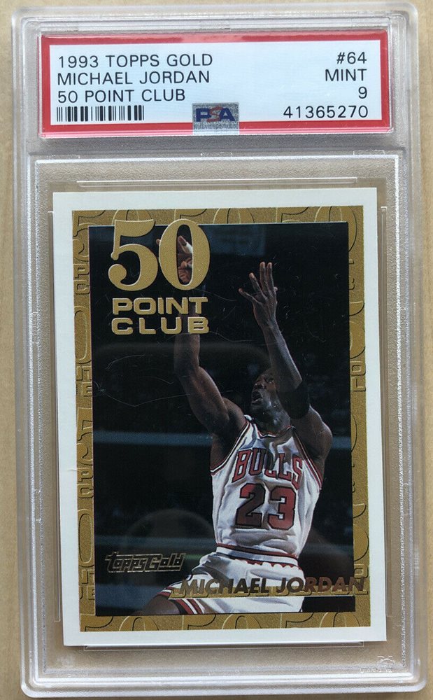 1993 topps michael jordan 50 point club