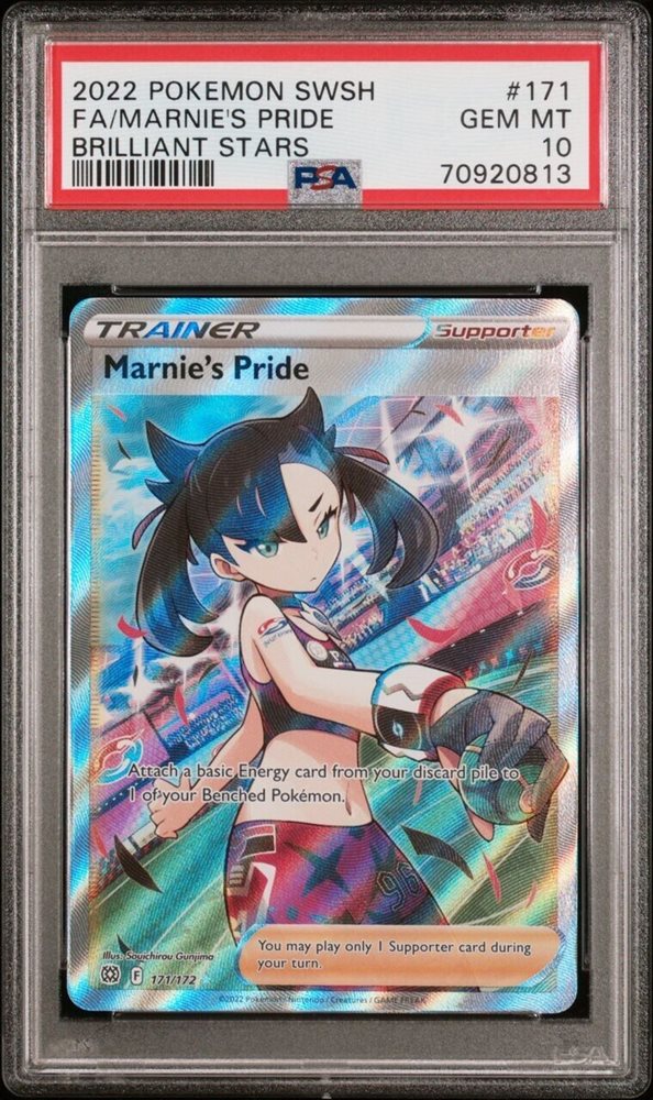 marnie's pride pokemon card value Custom Holographic Full Art – PokeOricaSTCG 1 Extended art frontplate Screws Marnie's Pride 171/172 Pokémon Extended