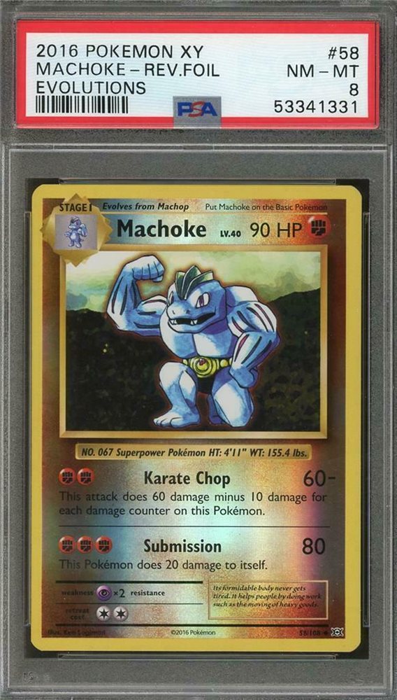 machoke pokemon card value 2016 eBay Auction Item 255256945324 TCG Cards 2016 Pokemon XY Evolutions