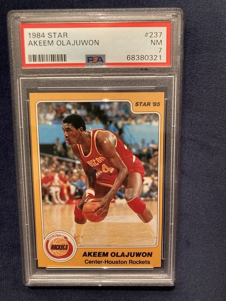 その他 star85 akeem olajuwon RC!!! 1984-85 Star Court Kings 5 X 7 #47 Hakeem Olajuwon Rookie