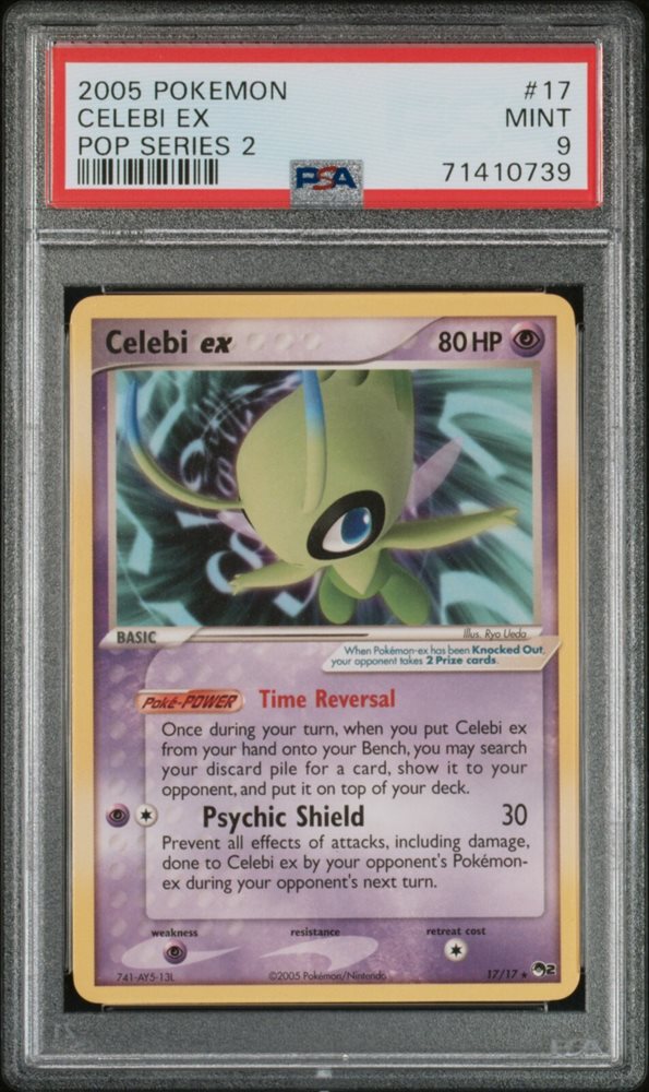 Auction Prices Realized Tcg Cards 2005 POKEMON POP SERIES 2 Celebi Ex